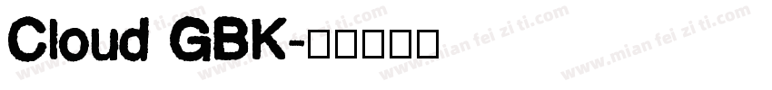 Cloud GBK字体转换